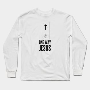 One Way Jesus Long Sleeve T-Shirt